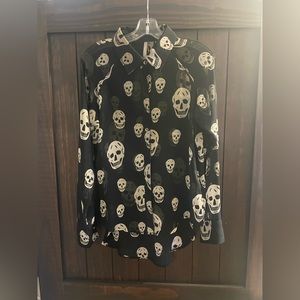 Medium sheer blouse.